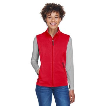 Core365 CE701W Women's Cruise Two-Layer Fleece Bonded Soft Shell Vest