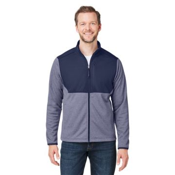Core365 CE74 Venture Heathered Stripe Hybrid Jacket