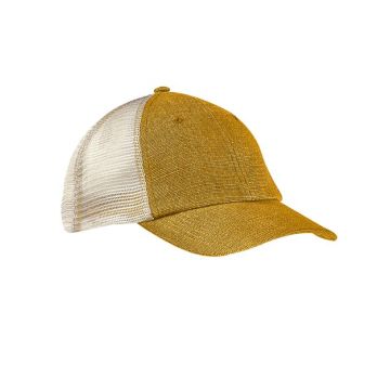 Econscious EC7095 Washed Hemp Soft Mesh Trucker Cap