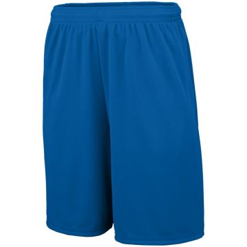 Augusta Sportswear 1429 Youth Training Shorts With Pockets - ROYAL
