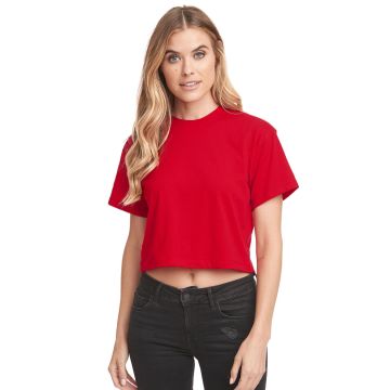 Next Level Apparel 1580NL Ladies' Ideal Crop T-Shirt - RED
