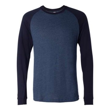 Bella + Canvas 3000 Long Sleeve Jersey Baseball Tee