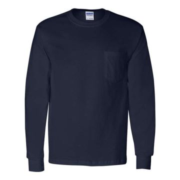 Gildan 2410 Ultra Cotton Long Sleeve Pocket T-Shirt