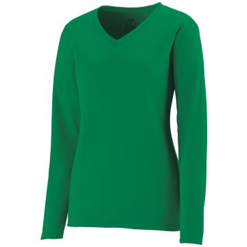 Augusta Sportswear 1788 Ladies NexGen Wicking Long Sleeve Tee - KELLY