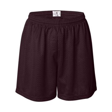 Badger 7216 Women's Pro Mesh 5" Shorts with Solid Liner - XS - Maroon
