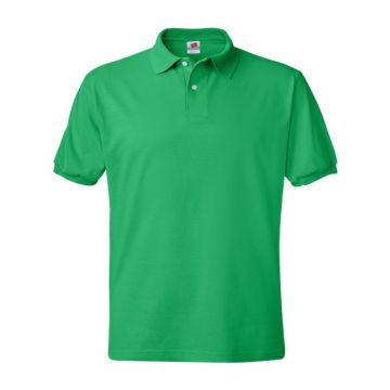 Hanes 054X Ecosmart® Jersey Polo - S - Kelly