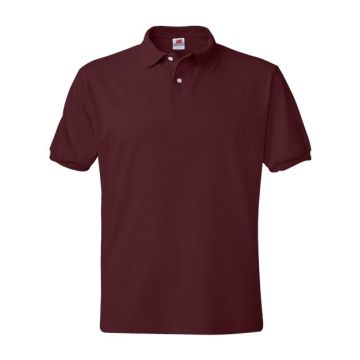 Hanes 054X Ecosmart® Jersey Polo - S - Maroon