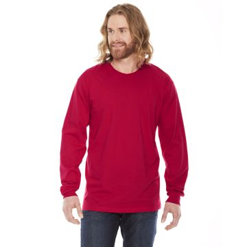 American Apparel 2007 Unisex Fine Jersey Long-Sleeve T-Shirt - RED