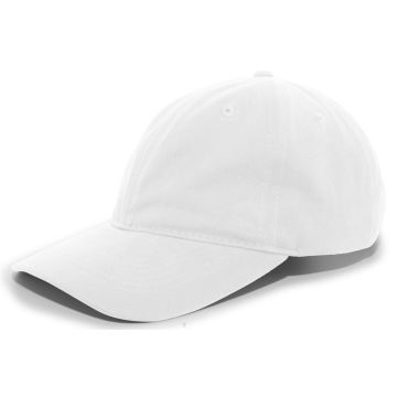 Augusta Sportswear 201C Brushed Cotton Twill Buckle Strap Adjustable Cap - WHITE