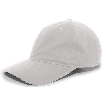 Augusta Sportswear 201C Brushed Cotton Twill Buckle Strap Adjustable Cap - SILVER