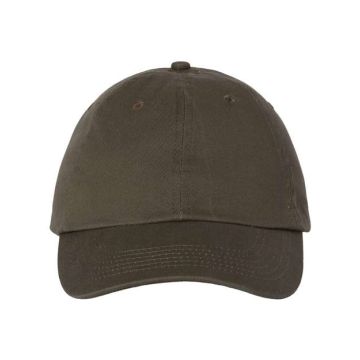 Valucap VC300A Adult Bio-Washed Classic Dad Hat - Adjustable - Olive