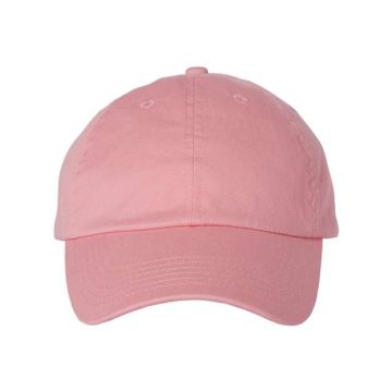 Valucap VC300A Adult Bio-Washed Classic Dad Hat - Adjustable - Pink