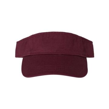 Valucap VC500 Bio-Washed Visor - Adjustable - Maroon