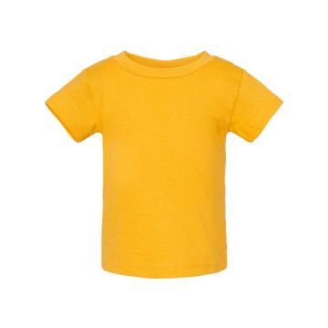 Rabbit Skins 3401 Infant Cotton Jersey Tee - 6M - Gold