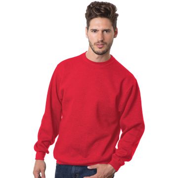 Bayside 2105BA Unisex Union Made Crewneck Sweatshirt - RED