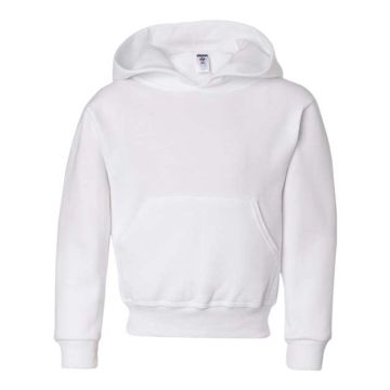 Jerzees 996YR NuBlend® Youth Hooded Sweatshirt - S - White