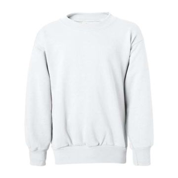 Hanes P360 Ecosmart® Youth Crewneck Sweatshirt - XS - White