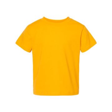 Rabbit Skins 3301J Juvy Short Sleeve T-Shirt - 5/6 - Gold