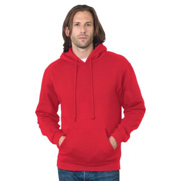 Bayside 2160BA Unisex Union Made Hooded Pullover - RED