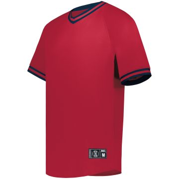 Augusta Sportswear 221221 Youth Retro V-Neck Baseball Jersey