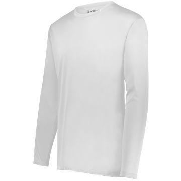 Augusta Sportswear 222823 Youth Momentum Long Sleeve Tee - WHITE