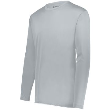 Augusta Sportswear 222823 Youth Momentum Long Sleeve Tee - SILVER