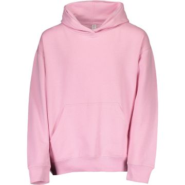 LAT 2296 Youth Pullover Fleece Hoodie - PINK