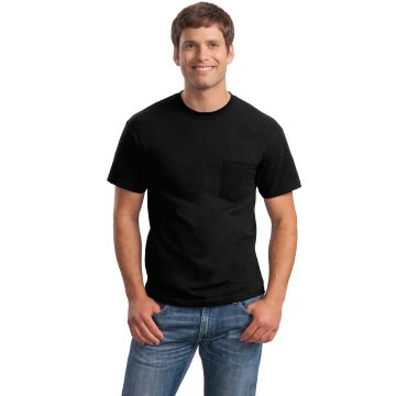 Gildan 2300 Gildan &#174;  - Ultra Cotton &#174;  100% US Cotton T-Shirt with Pocket.  2300 - Black