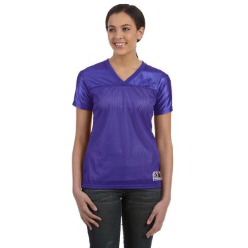 Augusta Sportswear 250 Ladies' Junior Fit Replica Football T-Shirt - PURPLE