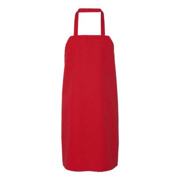 Chef Designs 1430 Bib Apron - One Size - Red