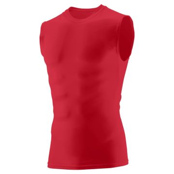 Augusta Sportswear 2602 Hyperform Compression Sleeveless Tee - RED