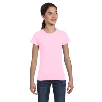 LAT 2616 Girls' Fine Jersey T-Shirt - PINK