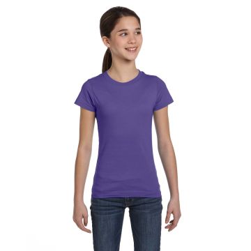 LAT 2616 Girls' Fine Jersey T-Shirt - PURPLE