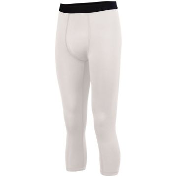 Augusta Sportswear 2618 Hyperform Compression Calf-Length Tight - WHITE
