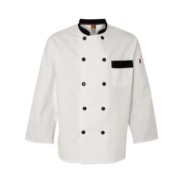 Chef Designs KT74 Garnish Chef Coat - S - White