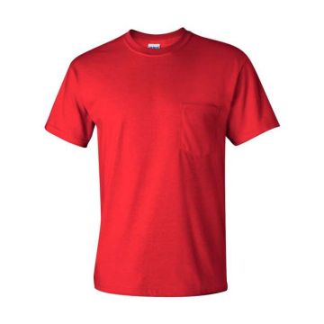 Gildan 2300 Ultra Cotton® Pocket T-Shirt - S - Red