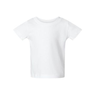 Rabbit Skins 3401 Infant Cotton Jersey Tee - 6M - White