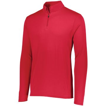Augusta Sportswear 2786 Youth Attain Wicking 1/4 Zip Pullover - RED