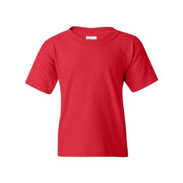 Gildan 5000B Heavy Cotton™ Youth T-Shirt - XS - Red