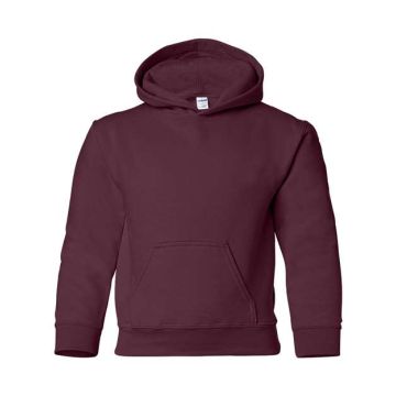 Gildan 18500B Heavy Blend™ Youth Hooded Sweatshirt - XS - Maroon