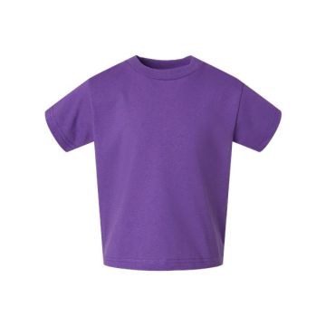 Rabbit Skins 3301T Toddler Cotton Jersey Tee - 2T - Purple