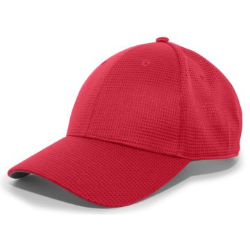 Augusta Sportswear 285C Air-Tec Performance Hook-And-Loop Adjustable Cap - RED