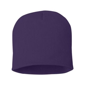 Sportsman SP08 8" Beanie - One Size - Purple