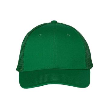 Valucap VC400 Mesh-Back Twill Trucker Cap - Adjustable - Kelly