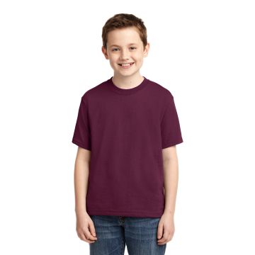 Jerzees 29B Jerzees &#174;  - Youth Dri-Power &#174;  50/50 Cotton/Poly T-Shirt.  29B - Maroon