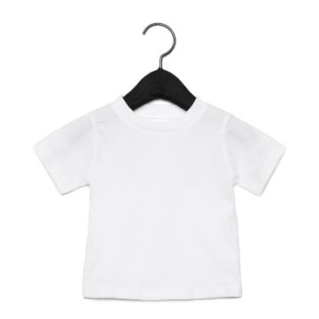 Bella + Canvas 3001B Infant Jersey Short Sleeve T-Shirt - WHITE