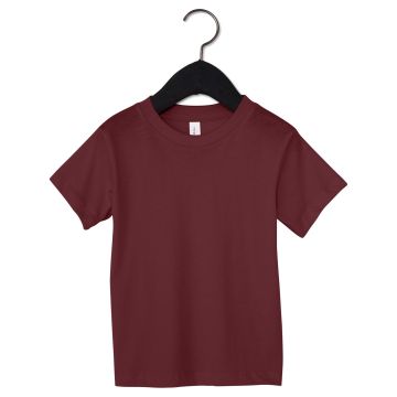 Bella + Canvas 3001T Toddler Jersey Short-Sleeve T-Shirt - MAROON