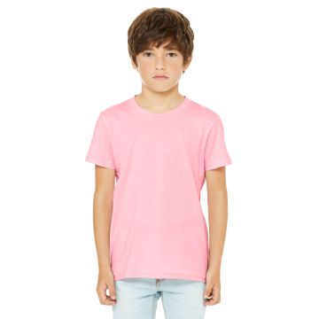 Bella + Canvas 3001Y Youth Jersey T-Shirt - PINK