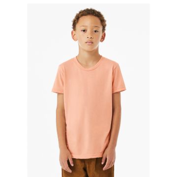Bella + Canvas 3001Y Youth Jersey T-Shirt - PEACH