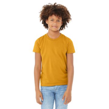 Bella + Canvas 3001Y Youth Jersey T-Shirt - MUSTARD